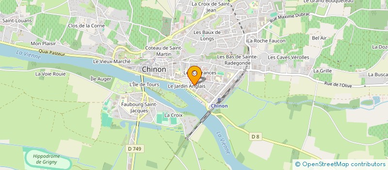 localisation de l'entreprise ASS CHINON BLUES à CHINON