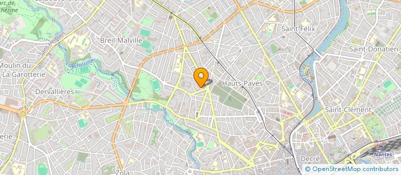 localisation de l'entreprise ASS CHIRURGIE RETINO VITREENE  NANTES