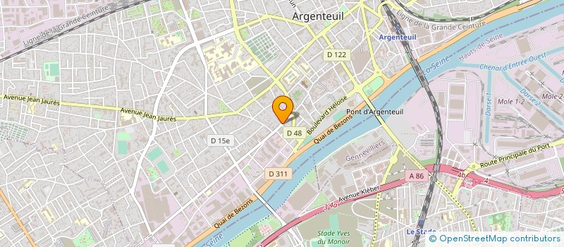 localisation de l'entreprise ASS CHOEUR DE FEMMES PARIS à ARGENTEUIL