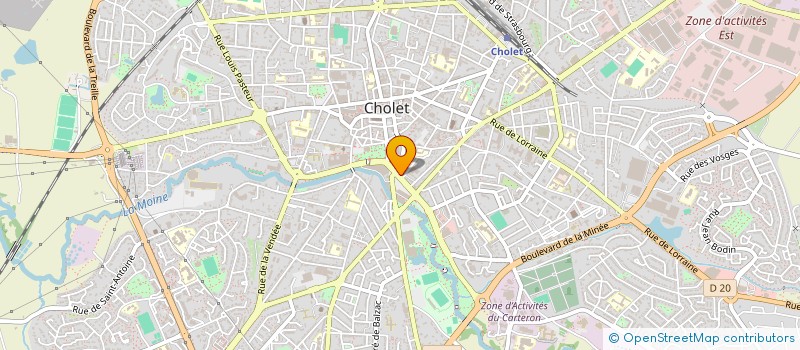 localisation de l'entreprise ASS CHOLET CYCLISME à CHOLET
