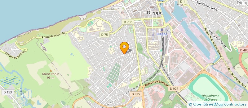 localisation de l'entreprise ASS CHOMEURS ACTIFS REGION DIEPPOISE à DIEPPE