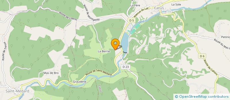 localisation de l'entreprise ASS CHOMIAR NOSTRE PAIS à SAINT-MEDARD