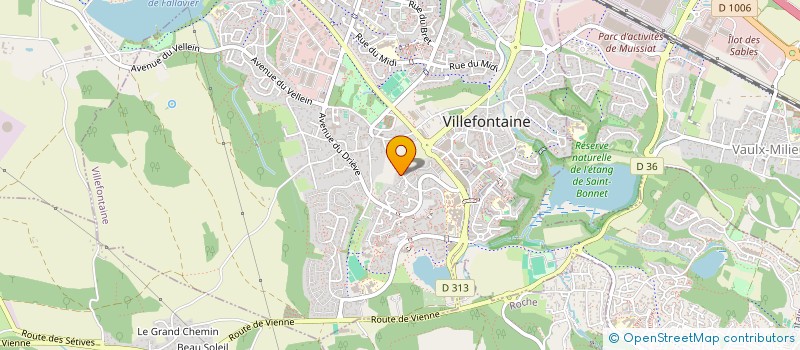 localisation de l'entreprise ASS CHORALE L ACCROCH'COEUR  VILLEFONTAINE