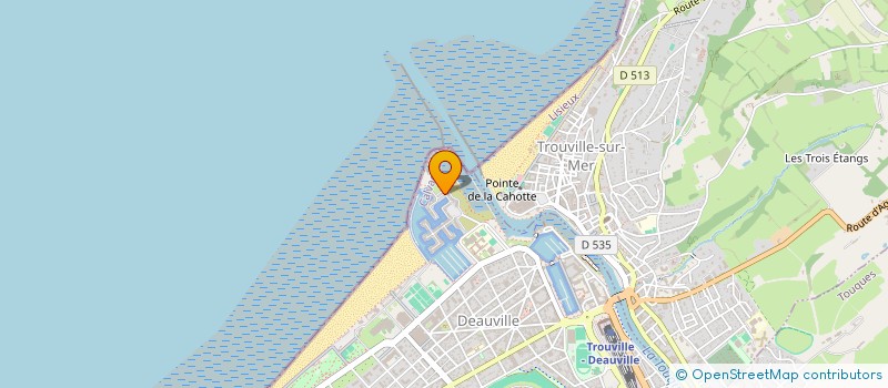 localisation de l'entreprise ASS CHOREAS DANCE  DEAUVILLE