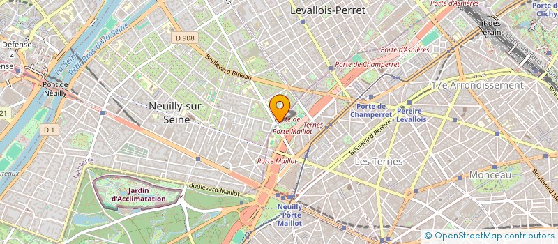 localisation de l'entreprise ASS CHOREGRAP PARIS NORMDIE CZ M BILLAR à NEUILLY-SUR-SEINE