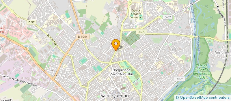 localisation de l'entreprise ASS CHOREO à SAINT-QUENTIN