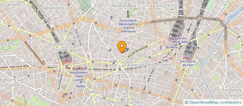 localisation de l'entreprise ASS CHORUS PRODUCTION  PARIS