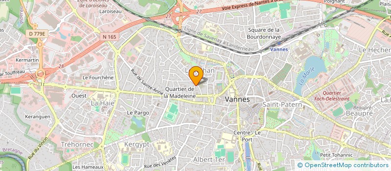 localisation de l'entreprise ASS CHRETIENNE DIFFUSION CULTUR POPULAIR à VANNES