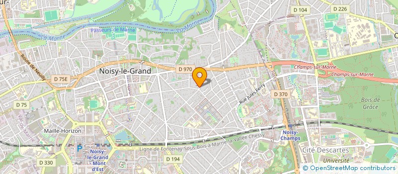 localisation de l'entreprise ASS CHRETIENNE NOISY POINTE CHAMPY  NOISY LE GRAND