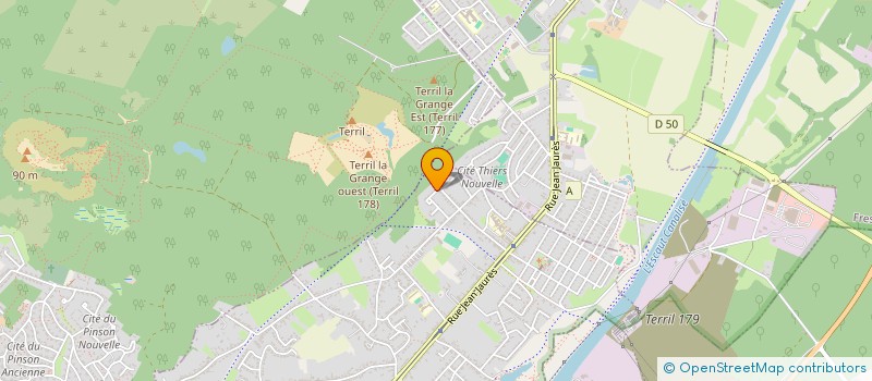 localisation de l'entreprise ASS CHRETIENNE TRAVAIL ITALIEN  BRUAY-SUR-L'ESCAUT