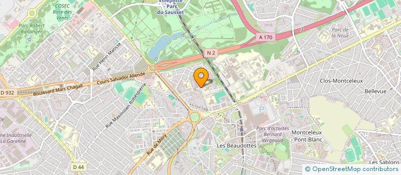 localisation de l'entreprise ASS CHRETIENS REUNIS POUR LES PAUVRES à AULNAY-SOUS-BOIS