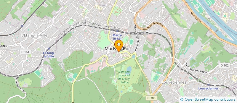 localisation de l'entreprise ASS CHRONIQUE DE MARLY  MARLY-LE-ROI