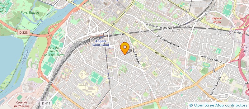 localisation de l'entreprise ASS CHRONIQUES ANGEVINES ET D AILLEURS à ANGERS
