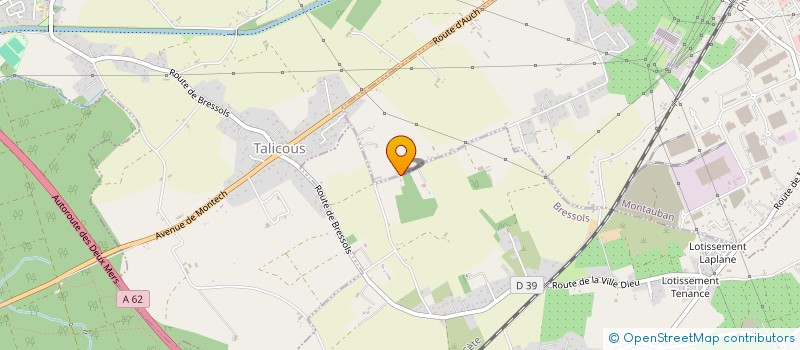 localisation de l'entreprise ASS CIGADA  MONTAUBAN