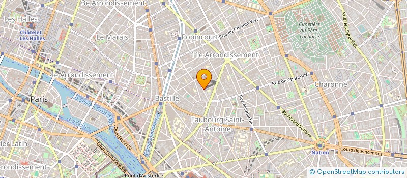 localisation de l'entreprise ASS  CIITE ALLIANCE REVUE  PARIS