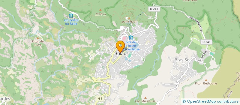 localisation de l'entreprise ASS CILAOS PORTES DE L'AN 2000 à CILAOS