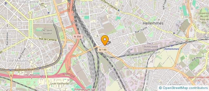 localisation de l'entreprise ASS CINE CLUB ARTS ET METIERS à LILLE