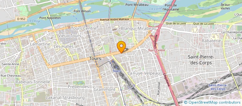 localisation de l'entreprise ASS CINE JEUNES DE TOURS à TOURS