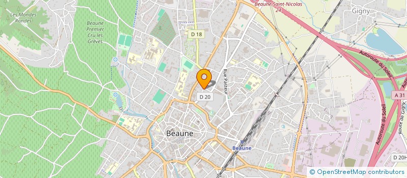 localisation de l'entreprise ASS CINE PASSION à BEAUNE
