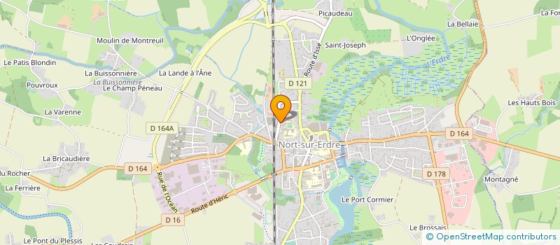 localisation de l'entreprise ASS CINEMA PARADISO à NORT-SUR-ERDRE