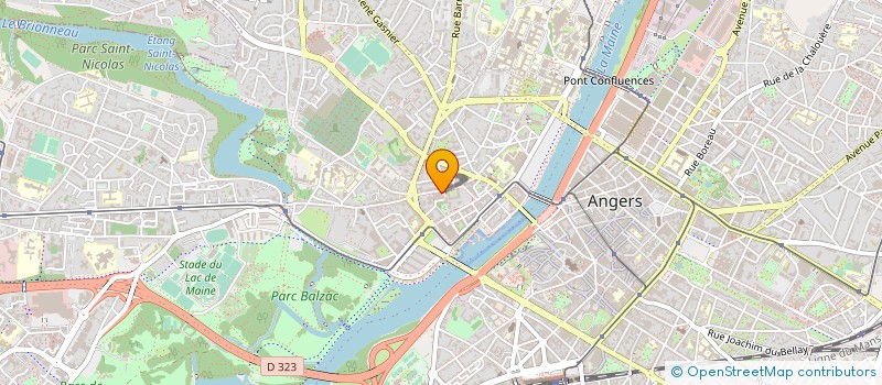 localisation de l'entreprise ASS CINEMA PARLANT  ANGERS