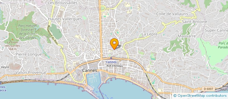 localisation de l'entreprise ASS CINEMAS à CANNES