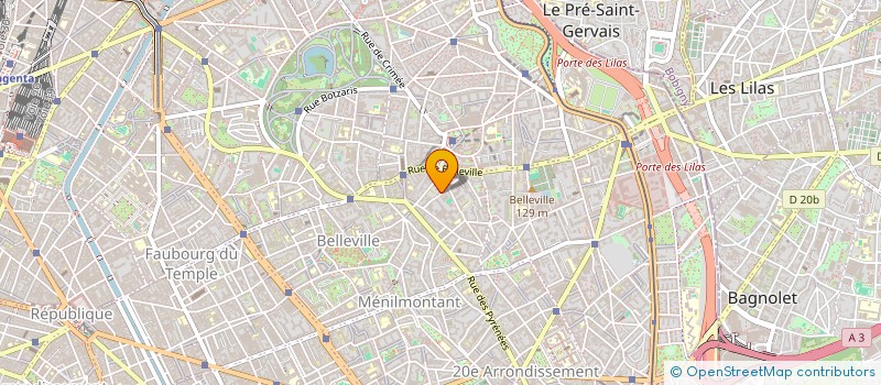 localisation de l'entreprise ASS CINEMAS DE RECHERCHE D'ILE DE FRANCE  PARIS