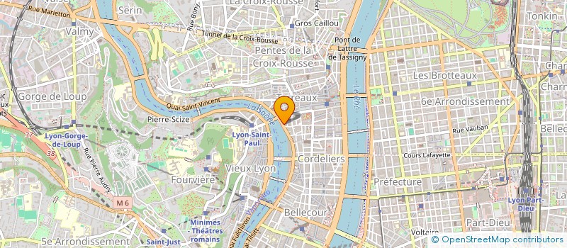 localisation de l'entreprise ASS CINESIS à LYON