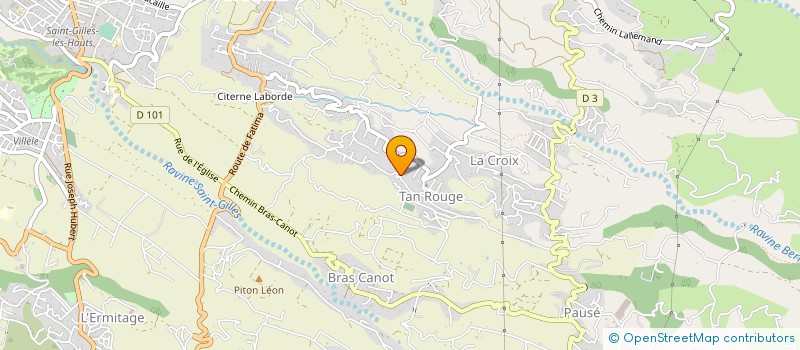 localisation de l'entreprise ASS CIRCONSCRIPTION FORMATION 16-25ANS à SAINT-PAUL