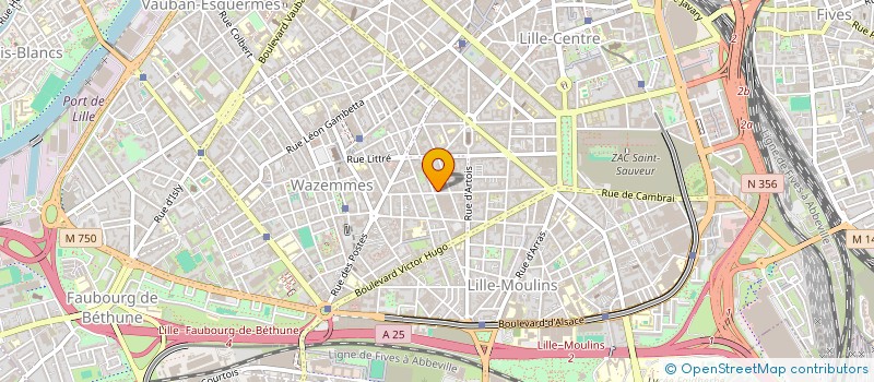 localisation de l'entreprise ASS CIRQUE DU REBOND à LILLE