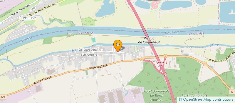 localisation de l'entreprise ASS CITE DU JEU ET DE LA COMPREHENSION à CRIQUEBEUF-SUR-SEINE