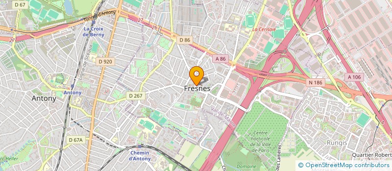 localisation de l'entreprise ASS CITE NOTRE DAME LA MERCI 2 à FRESNES