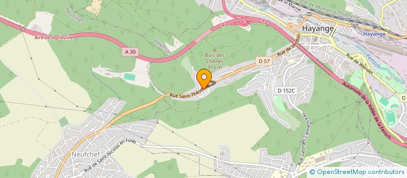 localisation de l'entreprise ASS CITE TECHNIQUE DES GRANDS BOIS à HAYANGE