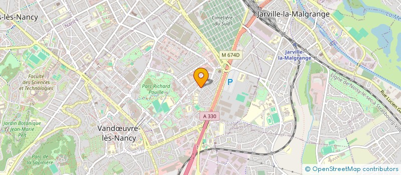 localisation de l'entreprise ASS CITOYENNE CONTRE L' ECHEC SCOLAIRE  VANDUVRE-LES-NANCY