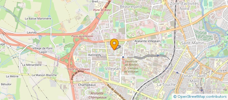 localisation de l'entreprise ASS CLAIR OBSCUR  CESSON-SEVIGNE