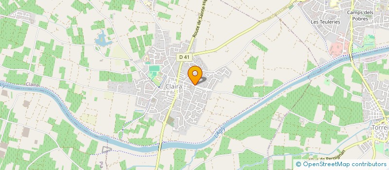 localisation de l'entreprise ASS CLAIRA POUR L'ENFANCE DU TIERS MONDE à CLAIRA