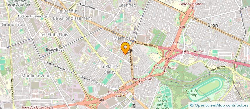 localisation de l'entreprise ASS CLARTE  LYON