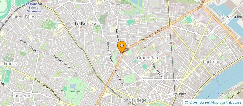 localisation de l'entreprise ASS CLASSE AFFAIR  LE BOUSCAT