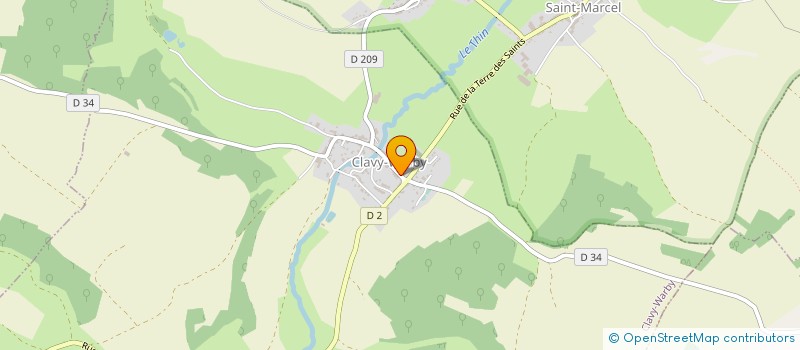 localisation de l'entreprise ASS CLAVYGEOISE DES AMIS DU CHAUFFAGE INNOVANT  ARDENNAIS à CLAVY-WARBY