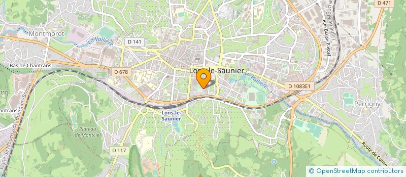 localisation de l'entreprise ASS CLECONFORT  LONS-LE-SAUNIER