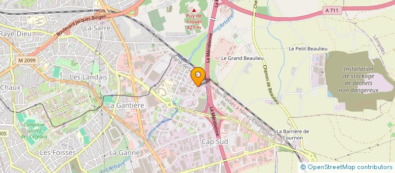 localisation de l'entreprise ASS CLERMONT DEVELOPPEMENT  CLERMONT-FERRAND