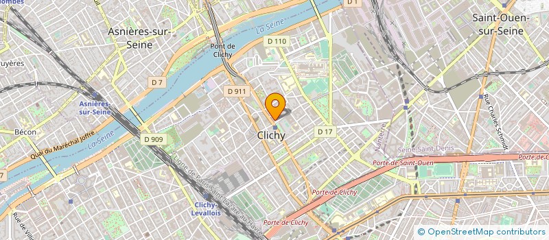 localisation de l'entreprise ASS CLICHOISE DE LUTTE CONTRE LE SIDA à CLICHY