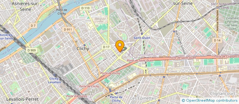 localisation de l'entreprise ASS CLICHY ECHECS 92 à CLICHY