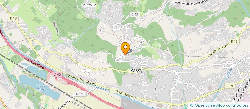 localisation de l'entreprise ASS CLUB 911 DES SAVOIES à PASSY