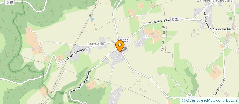 localisation de l'entreprise ASS CLUB AEROBIC BETTEVILLE  SAINT MARTIN DE L'IF