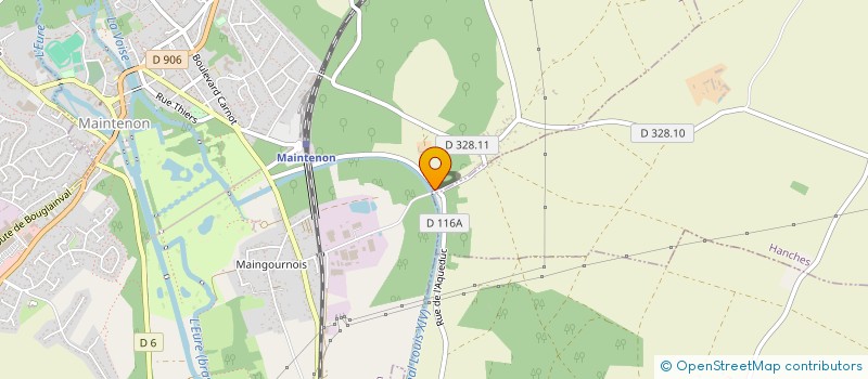localisation de l'entreprise ASS CLUB AEROSTATIQUE ILE DE FRANCE à MAINTENON