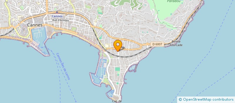 localisation de l'entreprise ASS CLUB ARTIST CULTU INTER AZURIA à CANNES