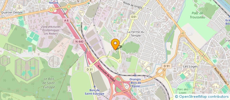 localisation de l'entreprise ASS CLUB ATELIER PREVENT EVRY à RIS-ORANGIS
