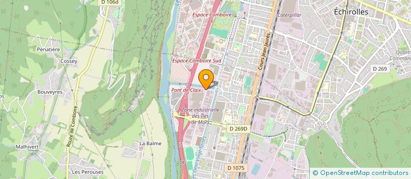 localisation de l'entreprise ASS  CLUB BACTEC  LE PONT-DE-CLAIX