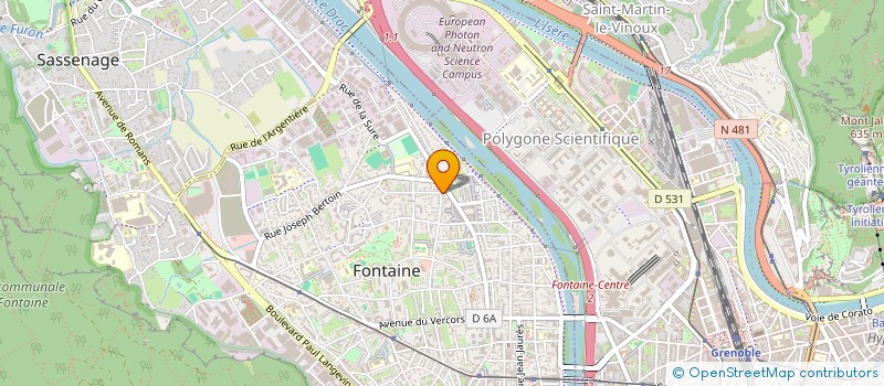 localisation de l'entreprise ASS CLUB BDRAI RADIO ASSISTANCE  FONTAINE